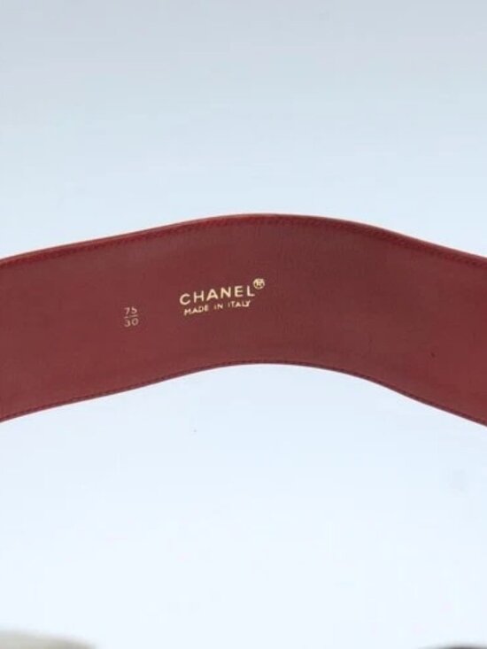 CHANEL Bicolore Belt Leather 26.4\